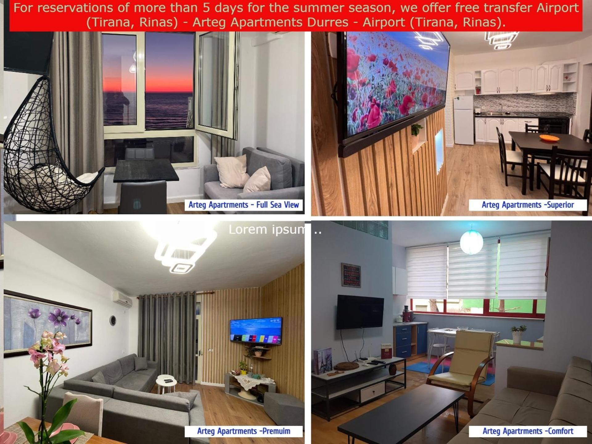 Arteg Apartments - Premium Durrës Extérieur photo